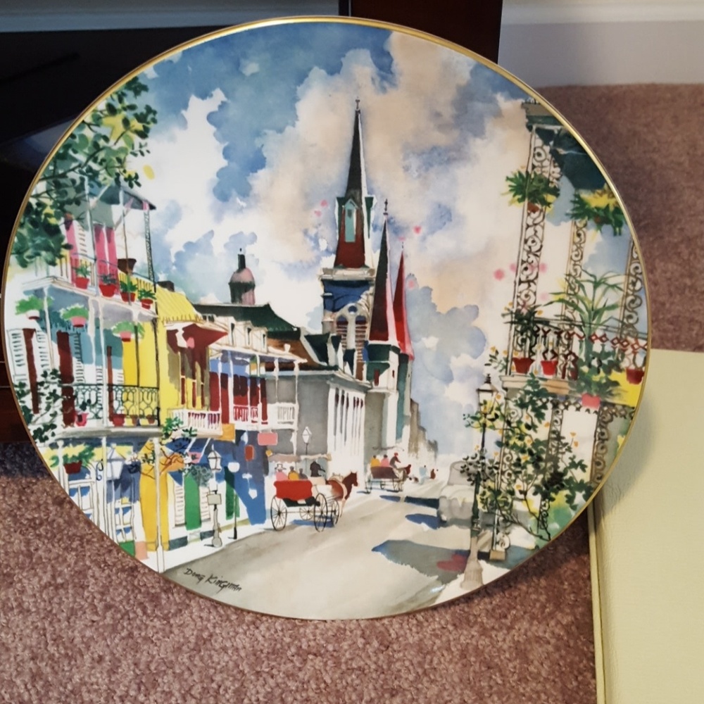New Orleans collector's plate